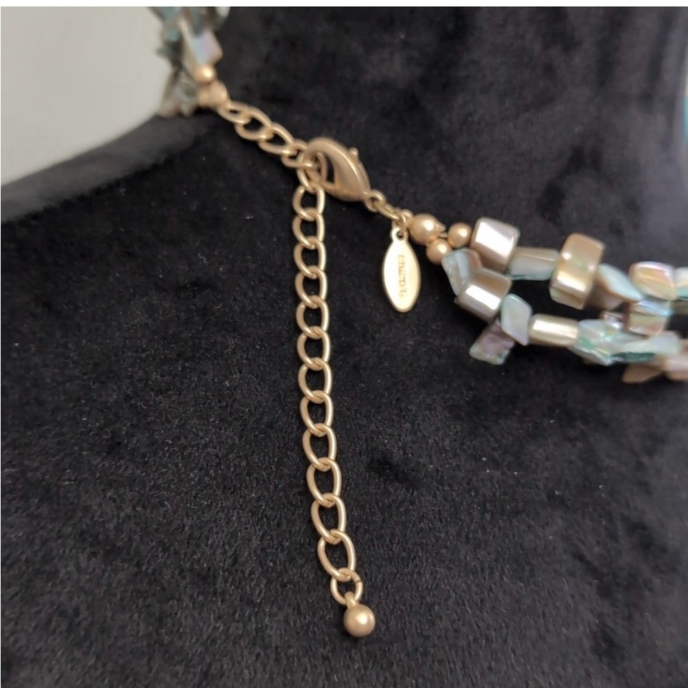 Chico's, retired, "Lily" pendant necklace. - Picture 6 of 9
